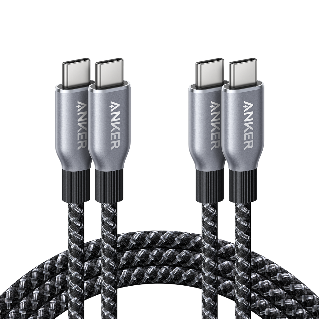 Prime USB-C to USB-C Cable (240W, Upcycled-Braided, 2-Pack)
