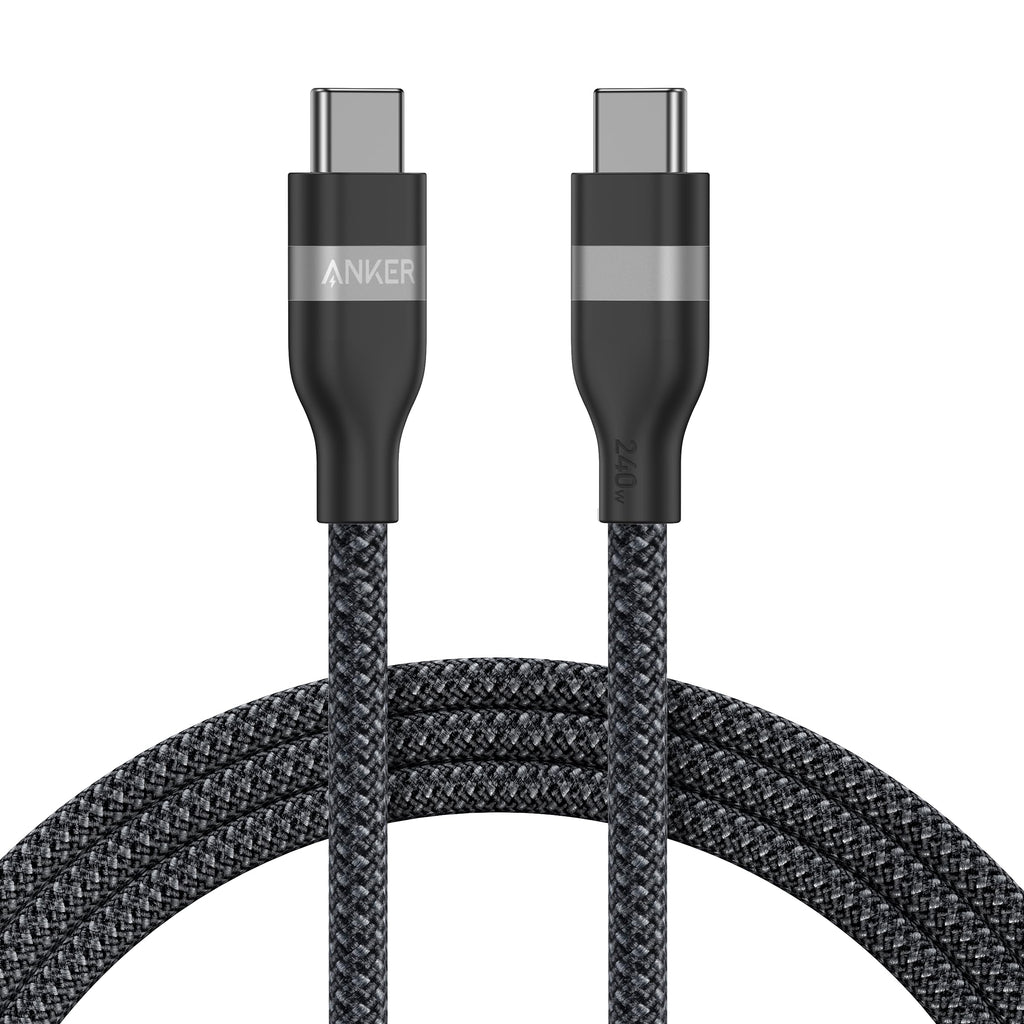 USB-C to USB-C Cable (3 ft / 6 ft, 240W, Upcycled-Braided)