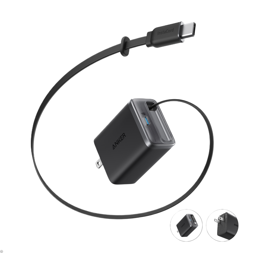 Nano Charger (35W, Built-In Retractable USB-C Cable)